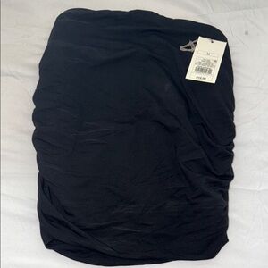 Black Ruched a new day tube top